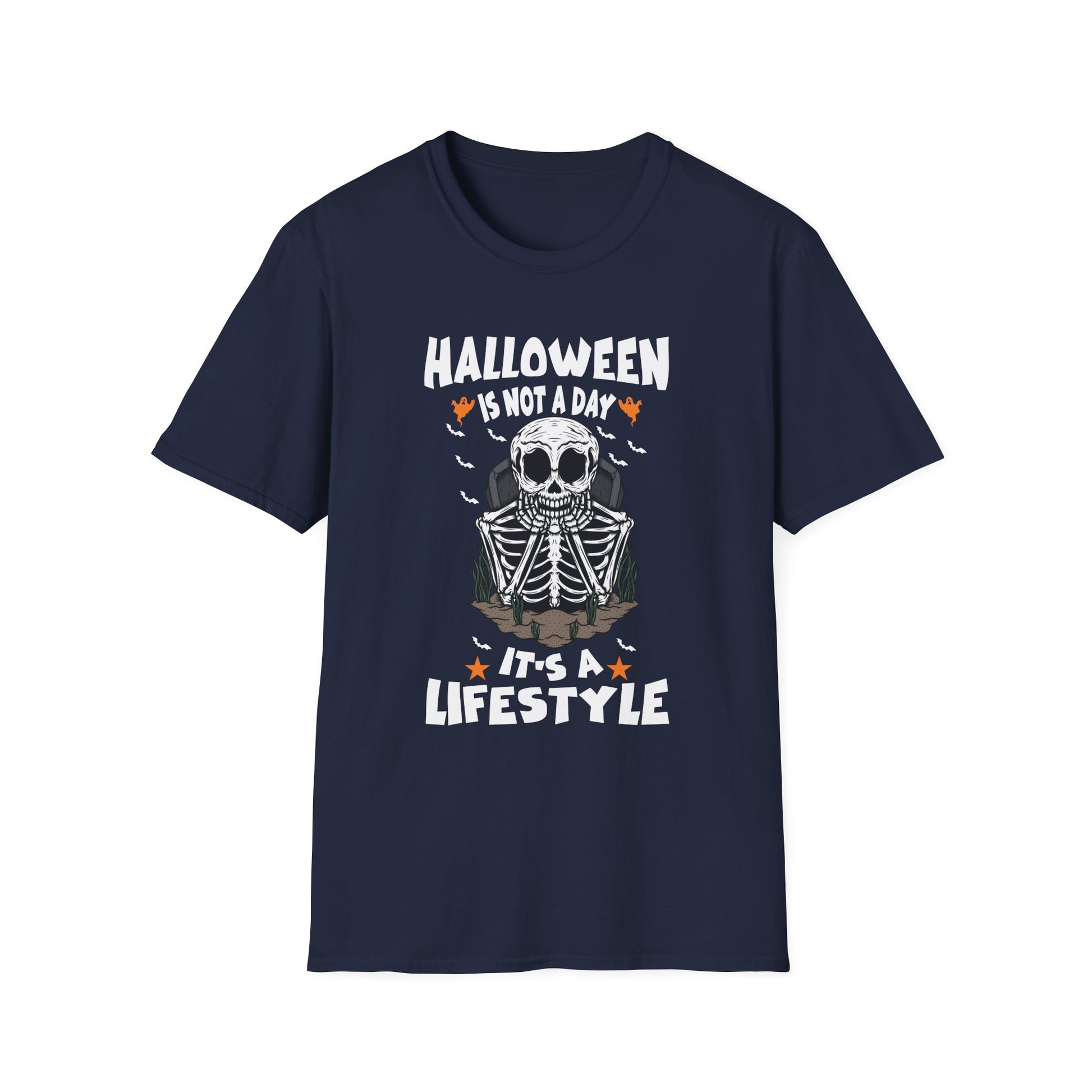 Halloween Is Not A Day It's A Lifestyle T-Shirt — Skeleton Halloween Tee