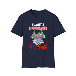 I Want a Hippopotamus for Christmas Unisex T-Shirt