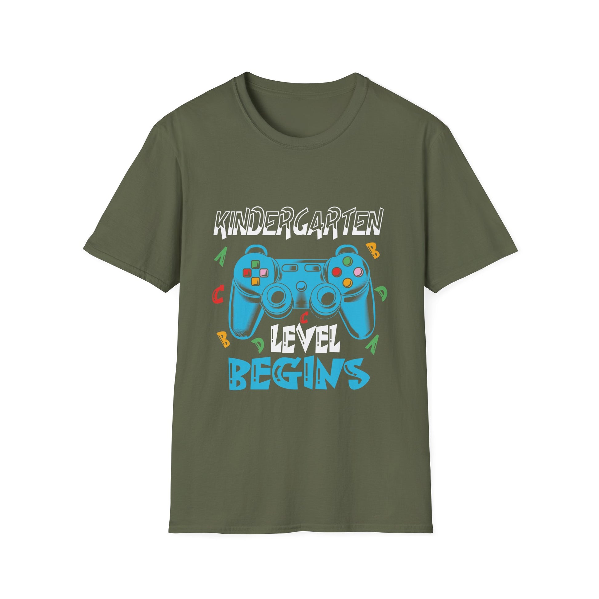 Kindergarten Level Begins Gamer Controller T-Shirt