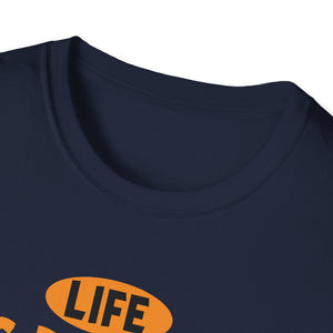 Life Is Better at the Beach T-Shirt — Retro Palm Tree Surf Cat Tee