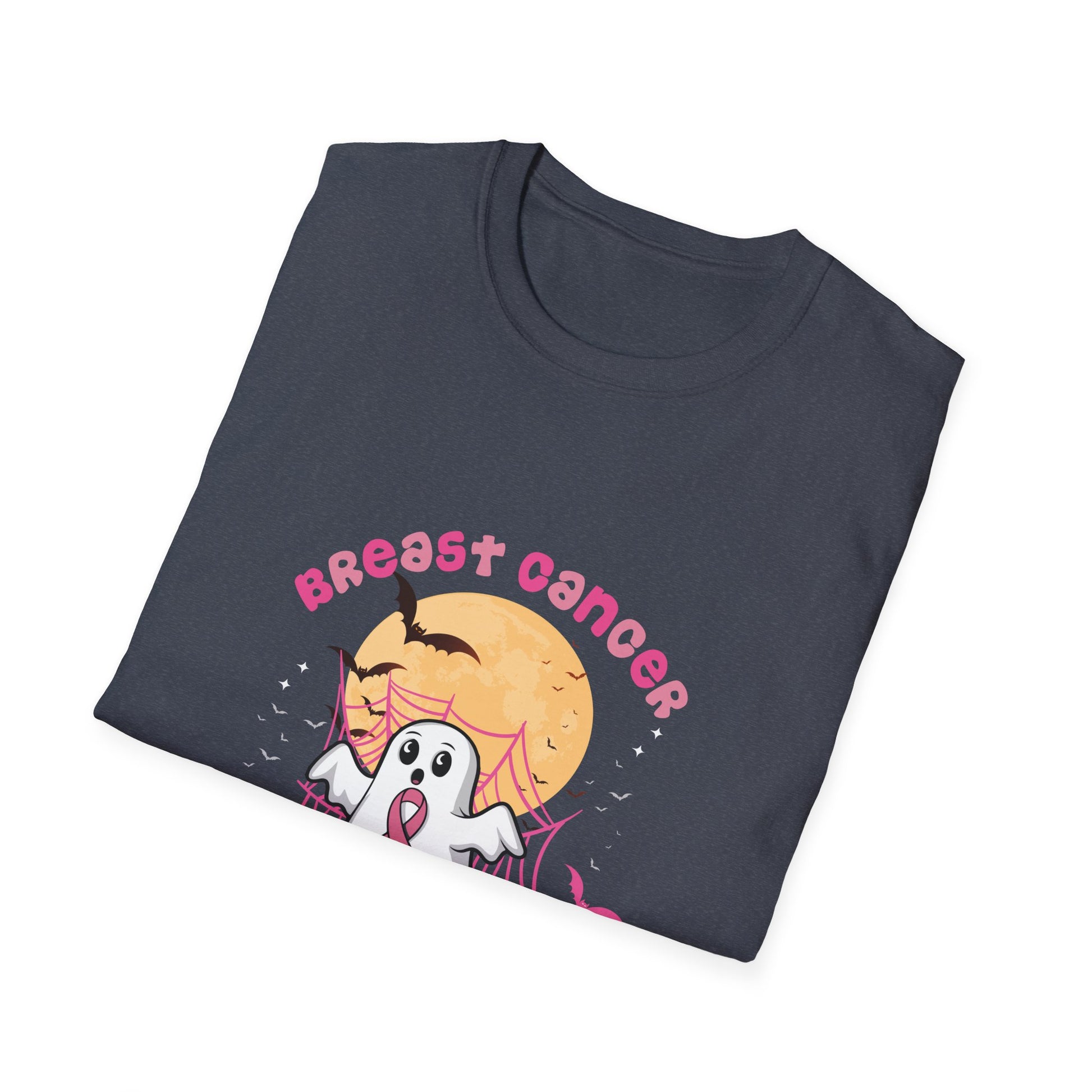 Breast Cancer Is Boo Sheet Halloween Breast Cancer Awareness Unisex  Tee,