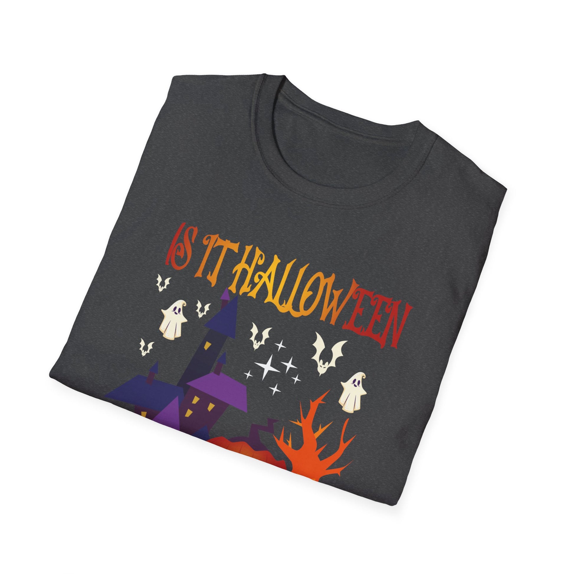 Is It Halloween Yet Halfway to Halloween Tee Unisex Softstyle T-Shirt
