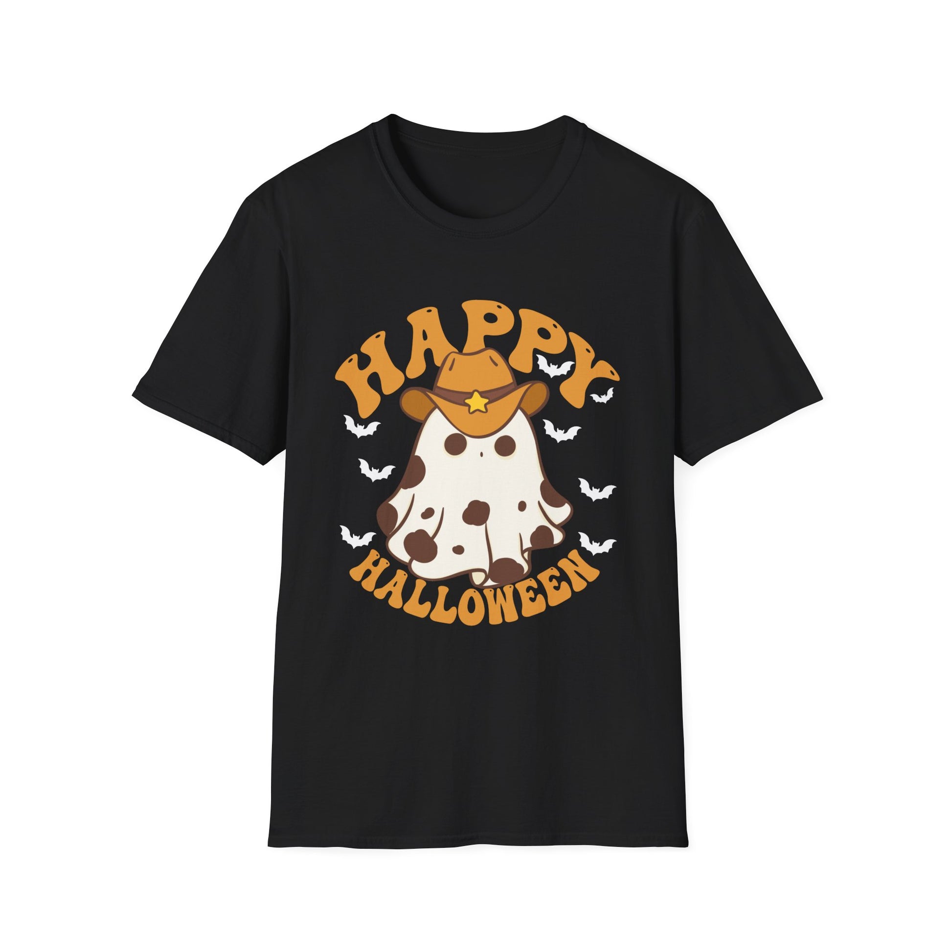 Happy Halloween Groovy Halloween Costume For Women TeeUnisex Softstyle T-Shirt