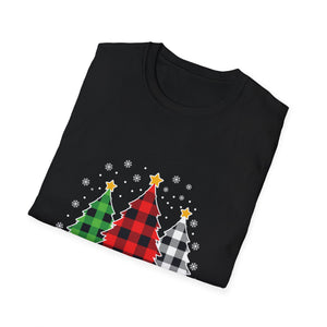 Christmas Plaid Tree T-Shirt — 