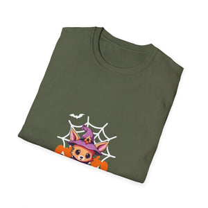 Cute Halloween Witchy Chihuahua Halloween TeeUnisex Softstyle T-Shirt