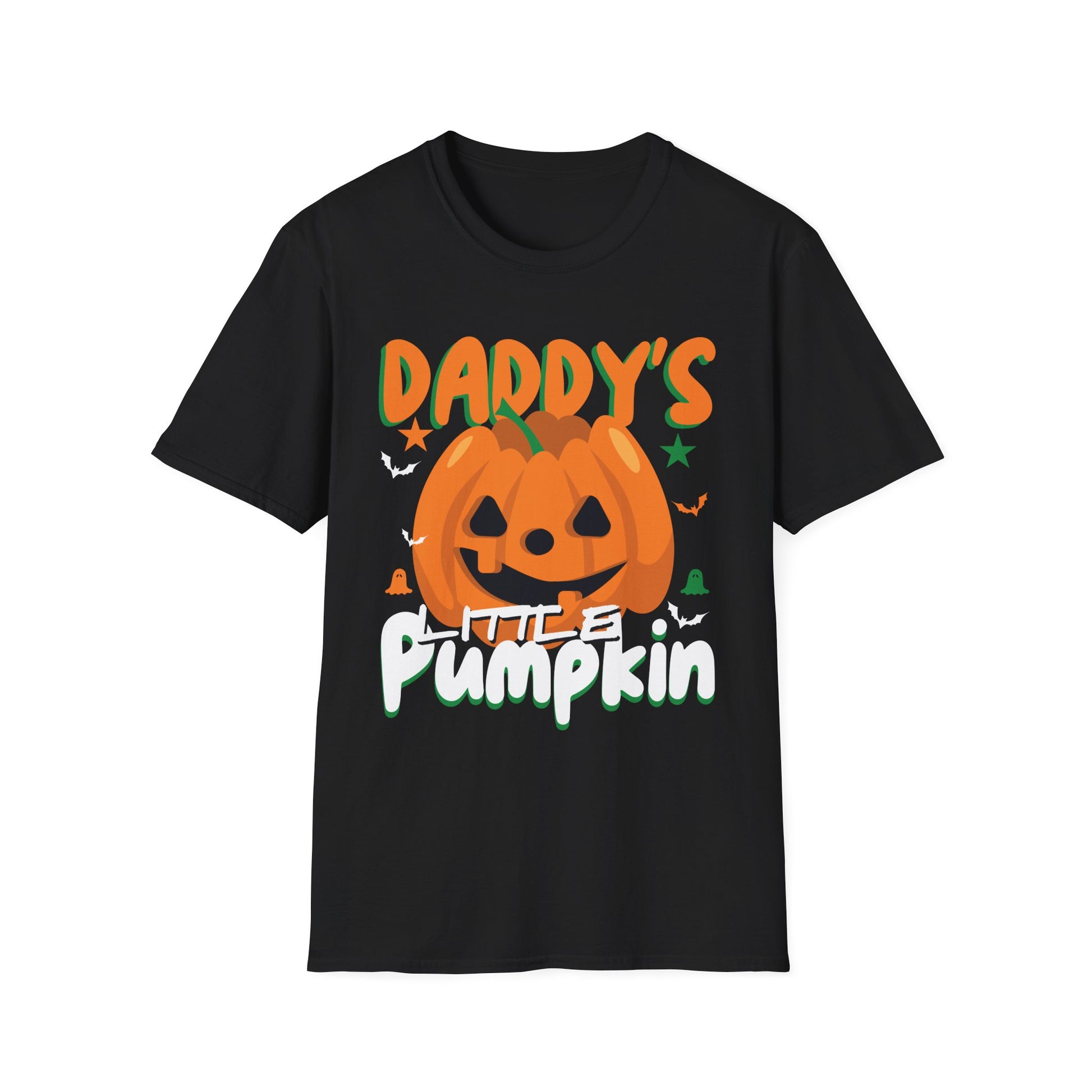 Daddy's Little Pumpkin T-Shirt — Cute Halloween Kid Pumpkin Tee