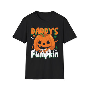 Daddy's Little Pumpkin T-Shirt — Cute Halloween Kid Pumpkin Tee