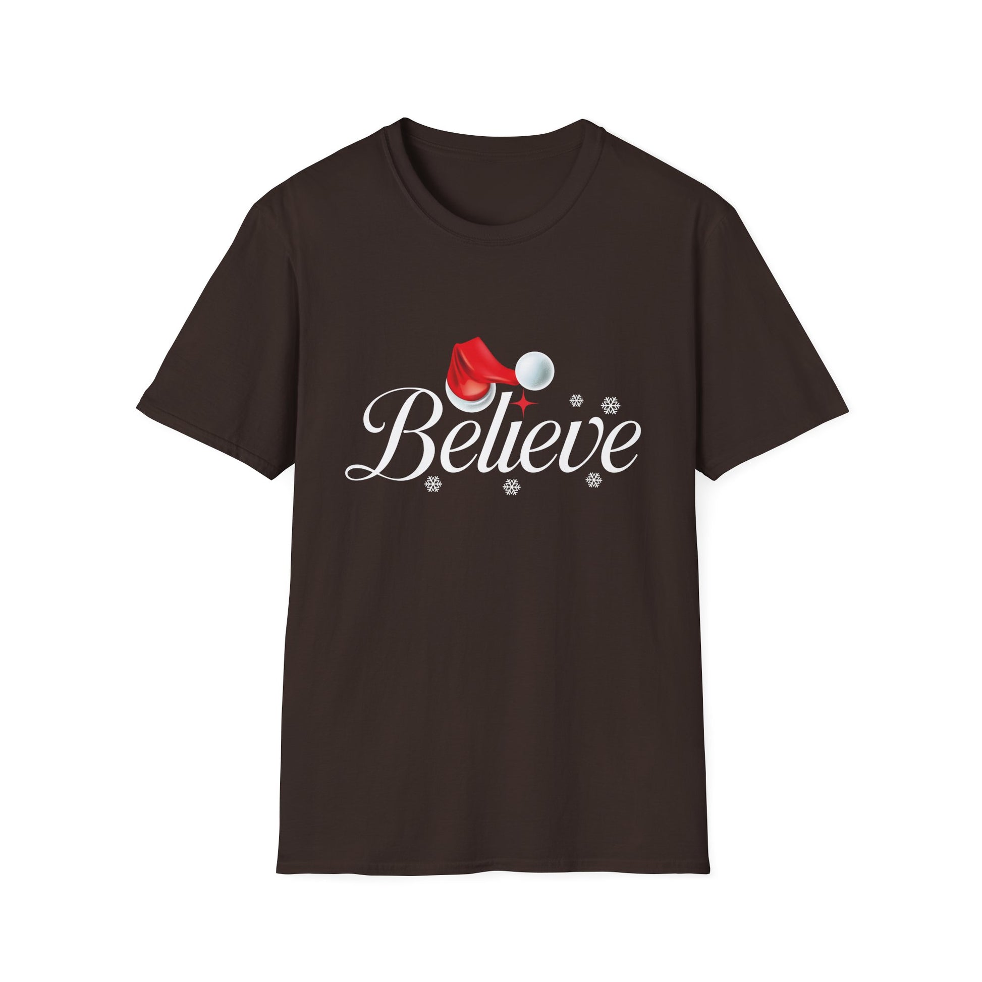 Believe Christmas Shirt Xmas Graphic  Christmas Vacation Unisex T-Shirt