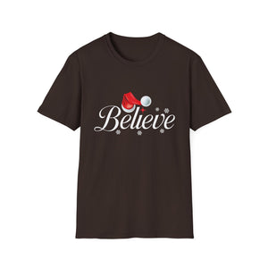 Believe Christmas Shirt Xmas Graphic  Christmas Vacation Unisex T-Shirt