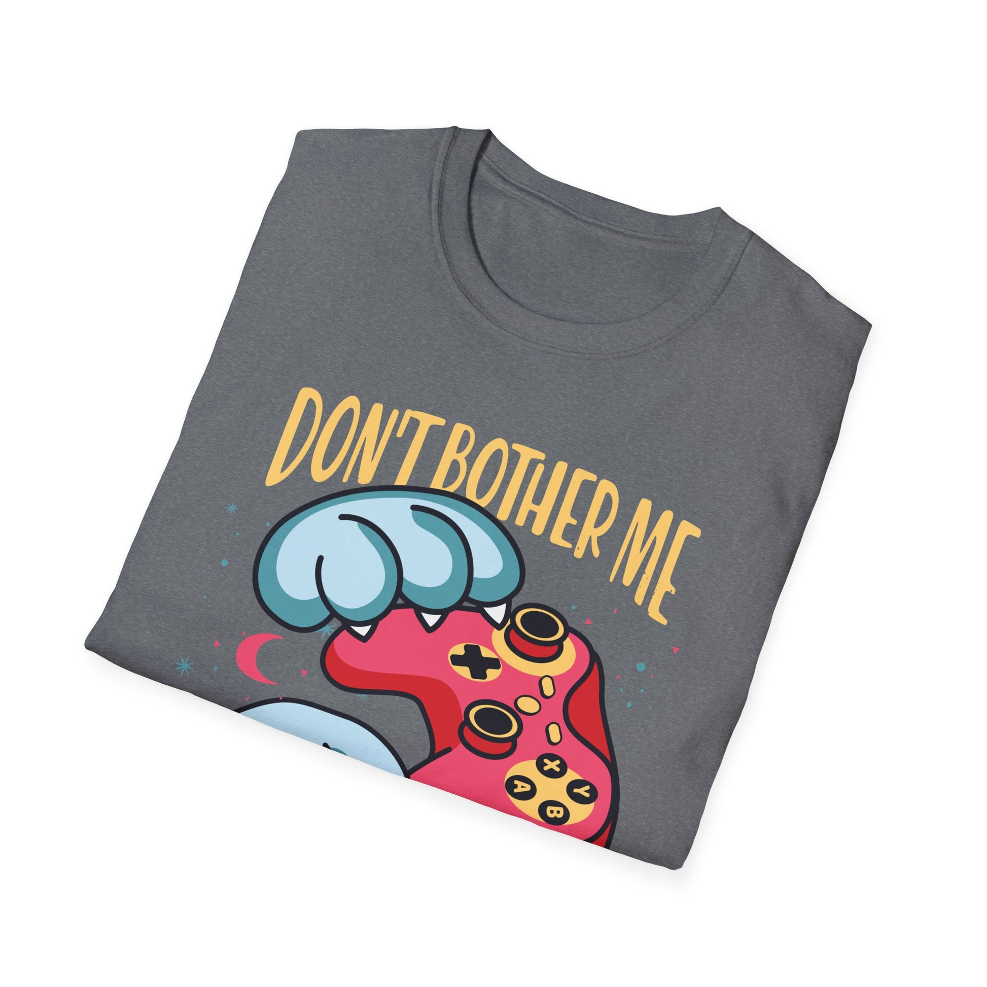 Funny Cat Gamer Don't Bother Me Right Meow Video Games Lover Unisex T-Shirt