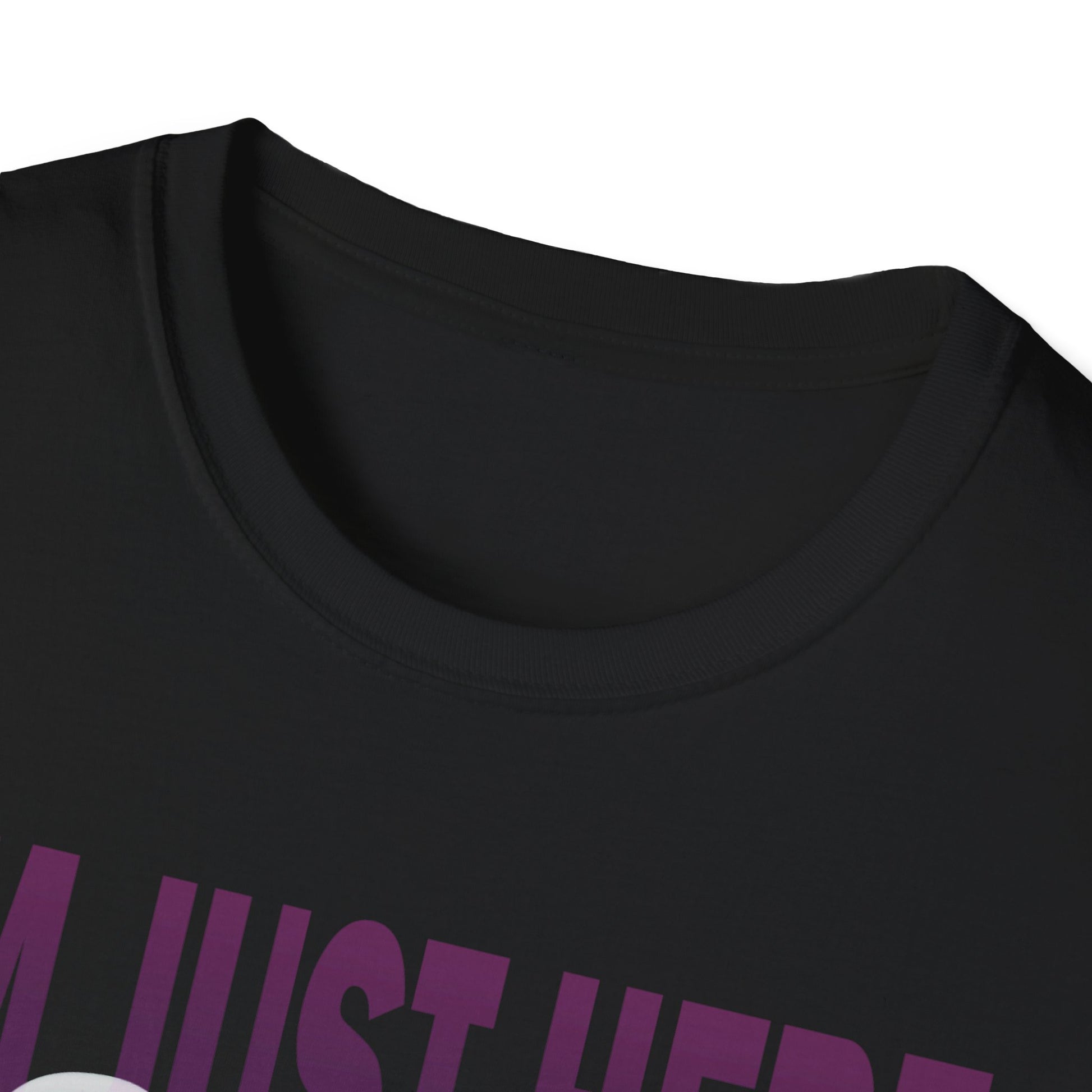 Just Here For The Boos Halloween Costume Funny Halloween TeeUnisex Softstyle T-Shirt