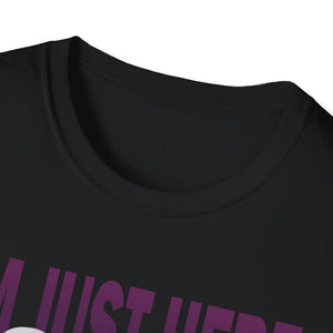Just Here For The Boos Halloween Costume Funny Halloween TeeUnisex Softstyle T-Shirt