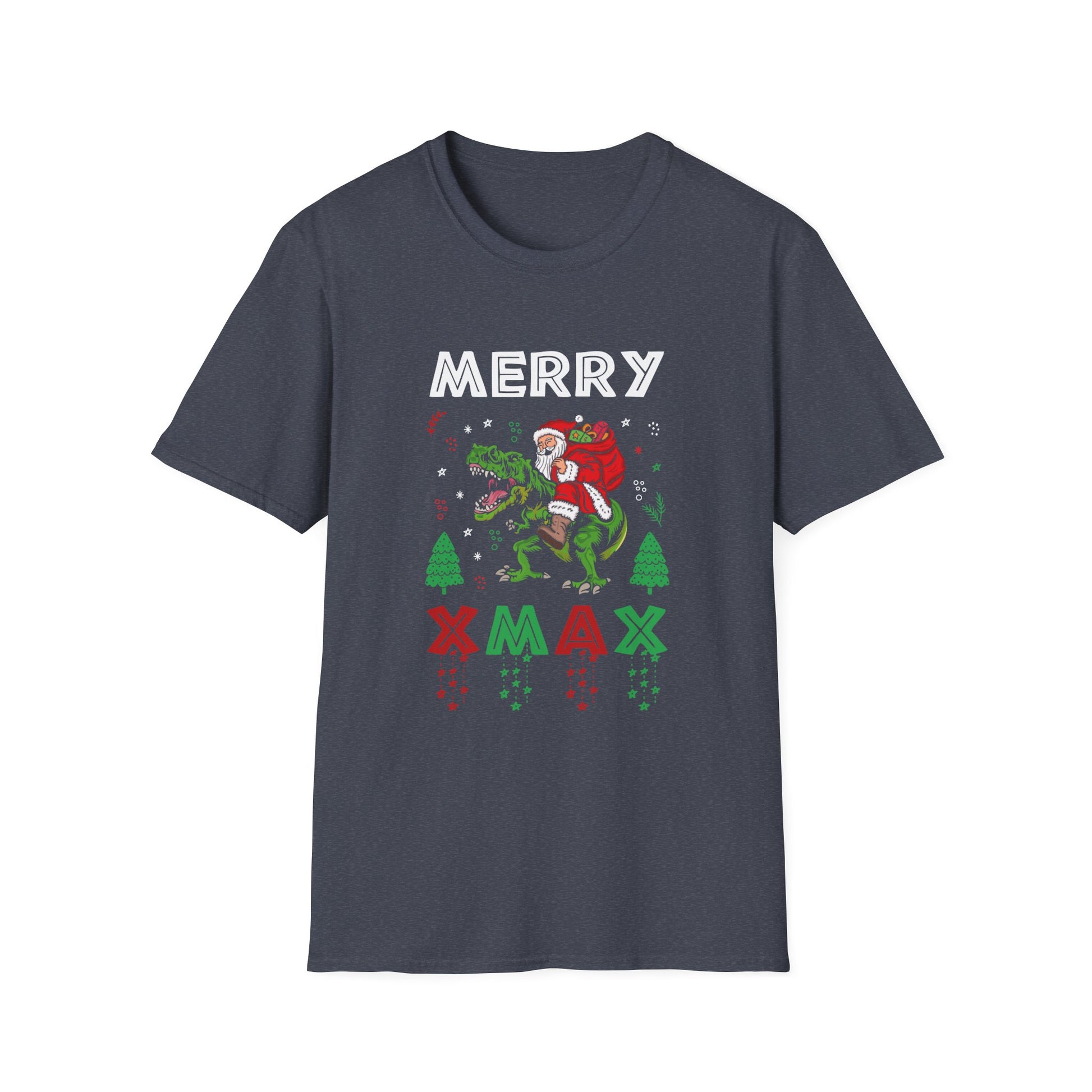 Christmas Dinosaur Xmas Christmas Ugly Christmas Elf p Unisex T-Shirt