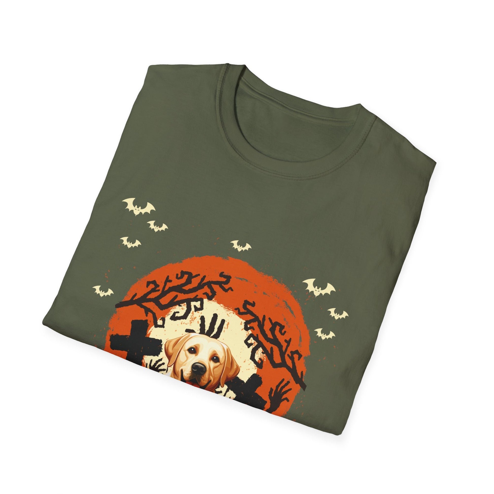 Funny Halloween Dog tee Golden Retrievers Halloween Tee