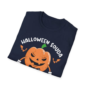 Halloween Squad Security Funny Pumpkin Bodyguard T-Shirt Unisex Softstyle T-Shirt