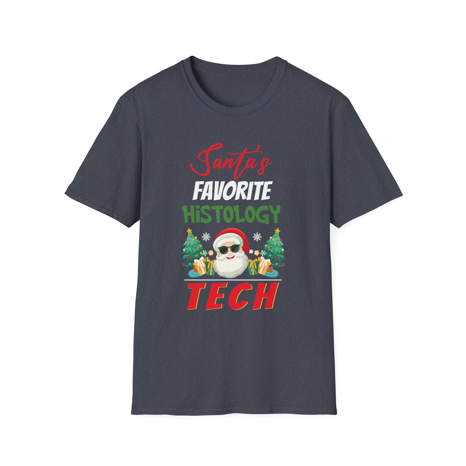 Xmas Tree Santas Favorite Histology Tech Christmas Pajamas Unisex T-Shirt