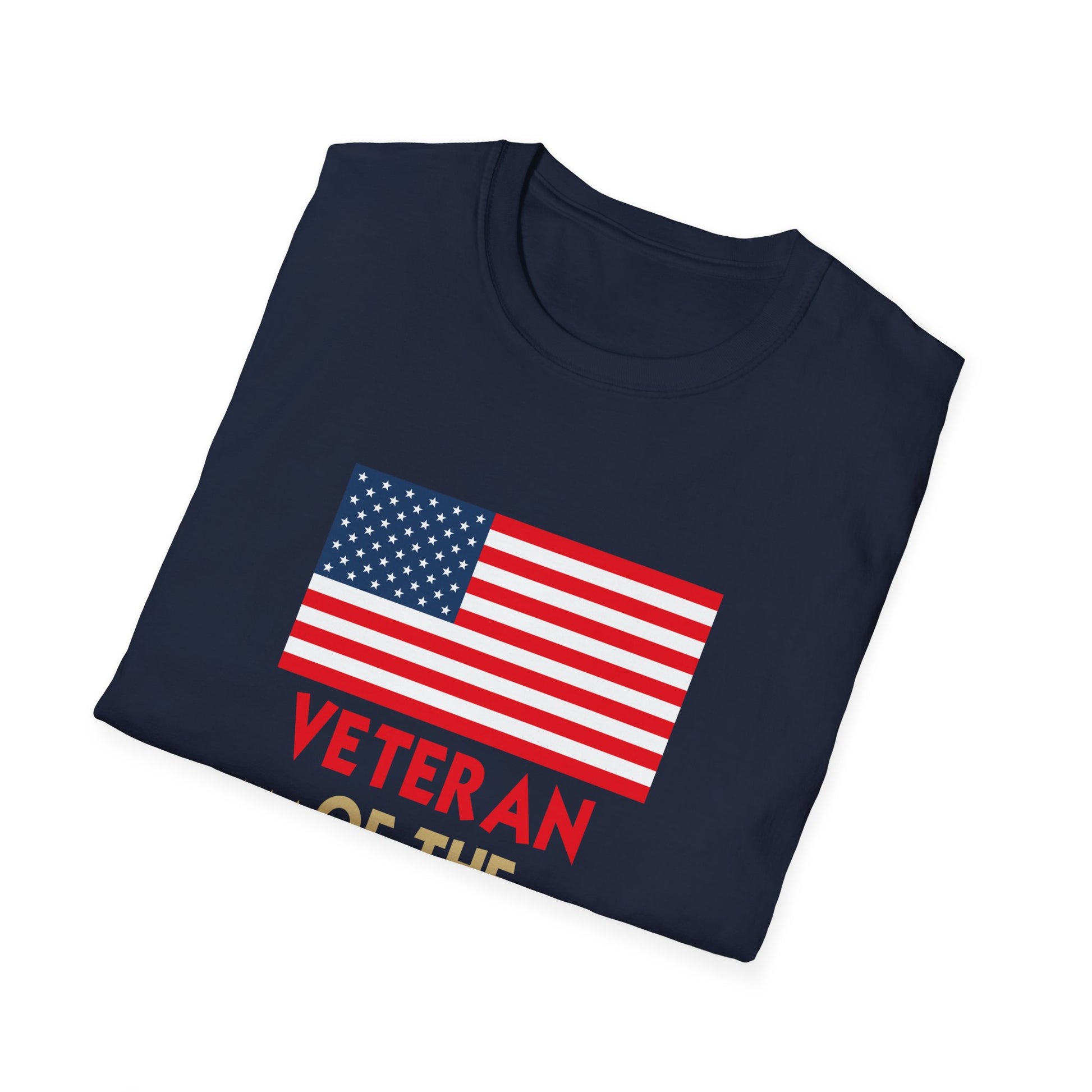 Army Veteran T-Shirt – "Veteran of the United States Army" American Flag Tribute
