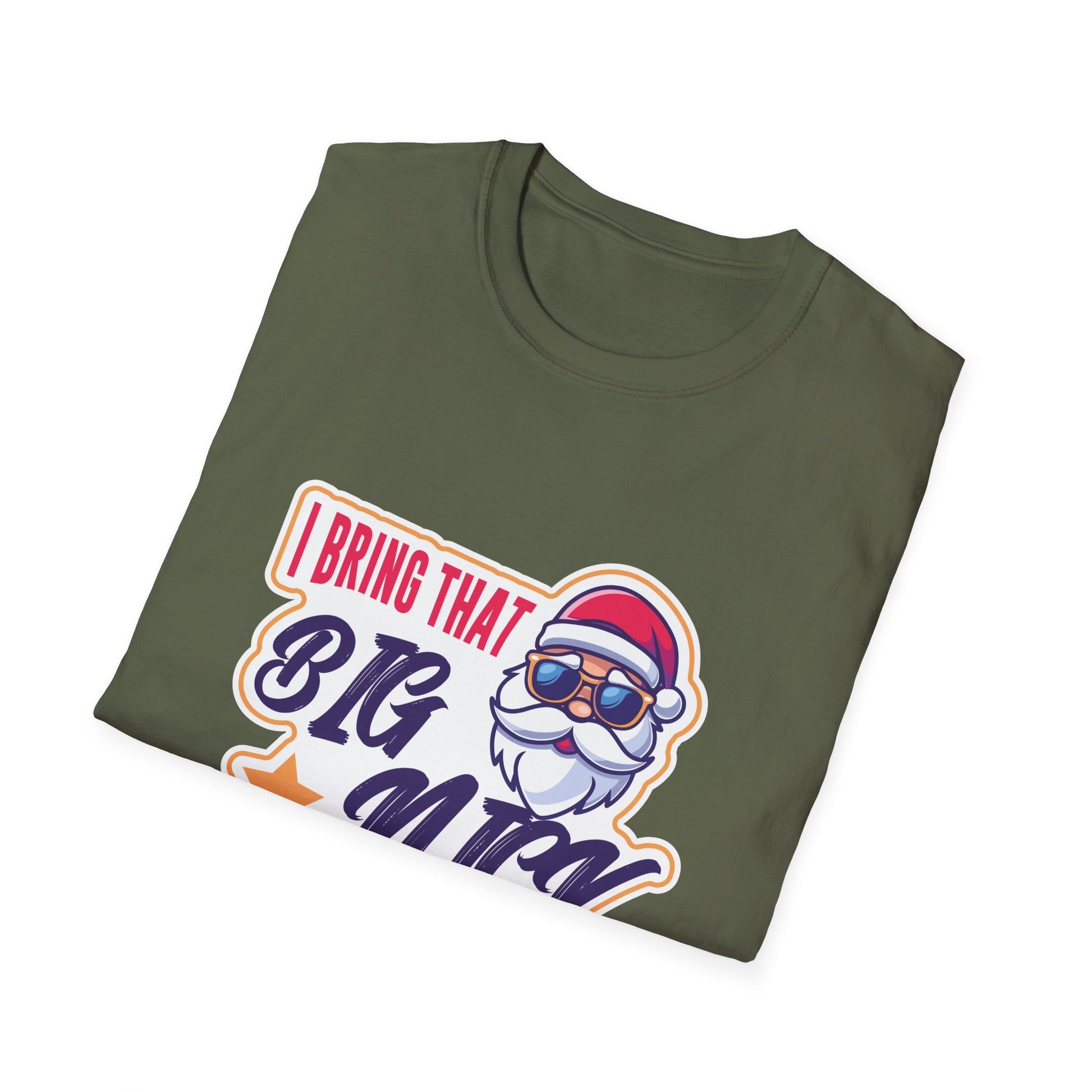 Big Nick Energy Shirt Santa Xmas Funny Christmas St Nick Unisex T-Shirt