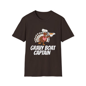 Thanksgiving 'Gravy Boat Captain' T-Shirt