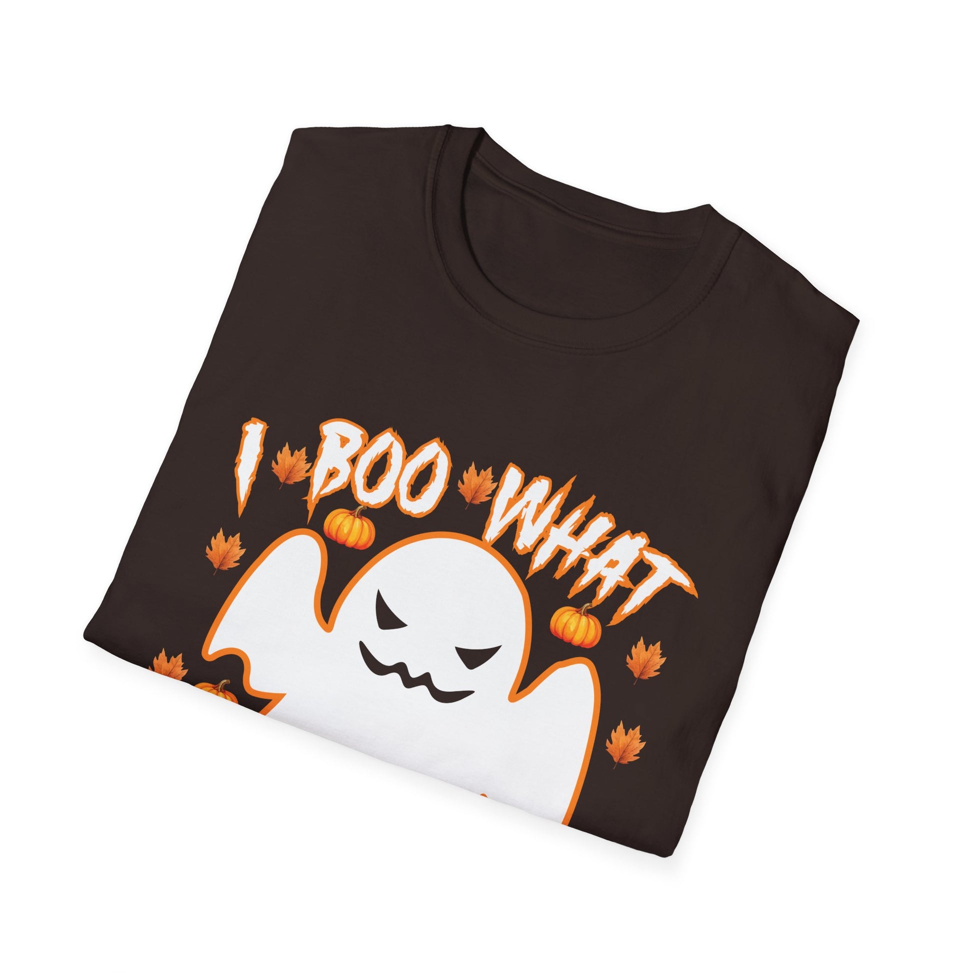 Halloween Ghost T-Shirt — "Boo What I Want" Cute Spooky Tee