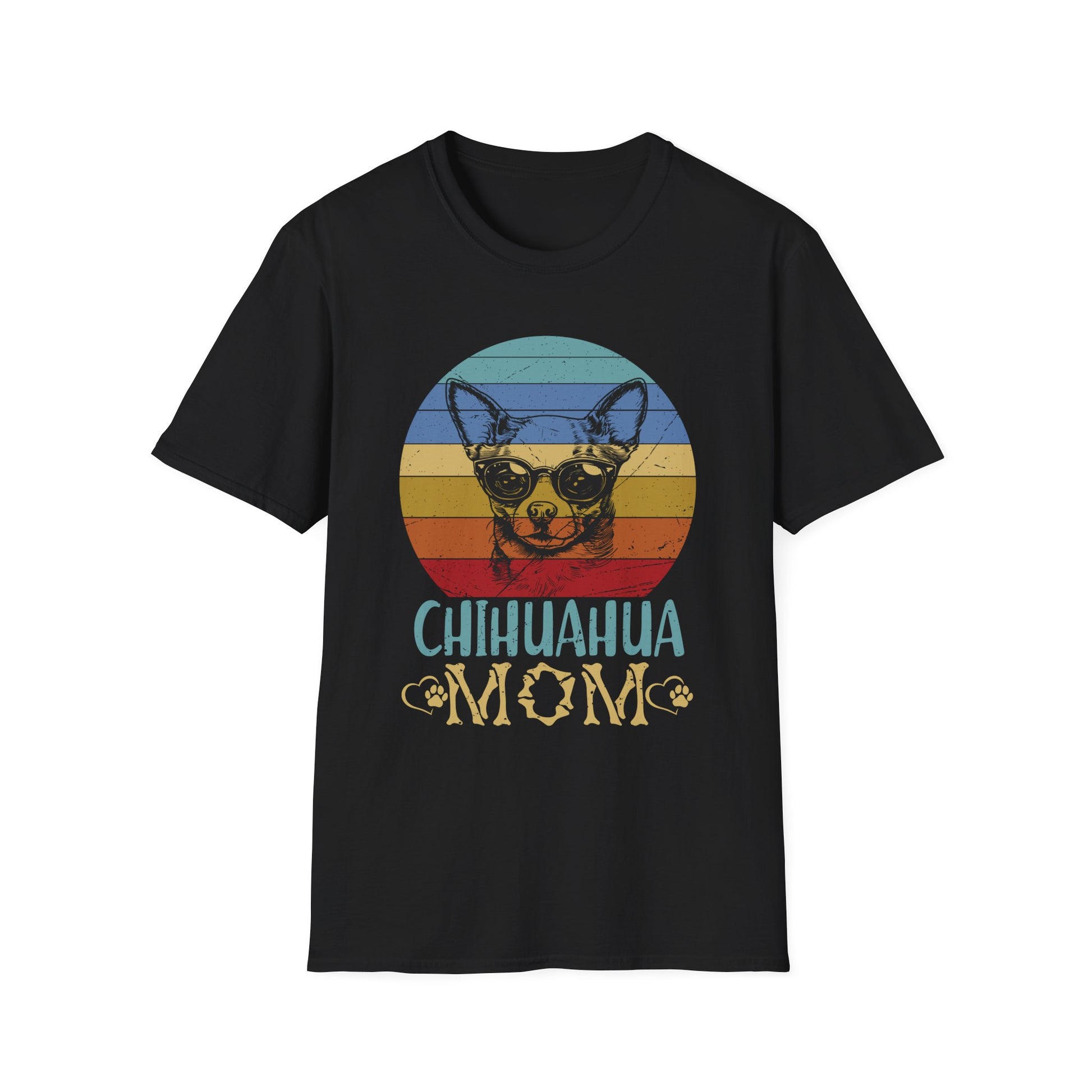 Vintage Chihuahua Mom Dog Lovers Mother's Day Unisex T-Shirt