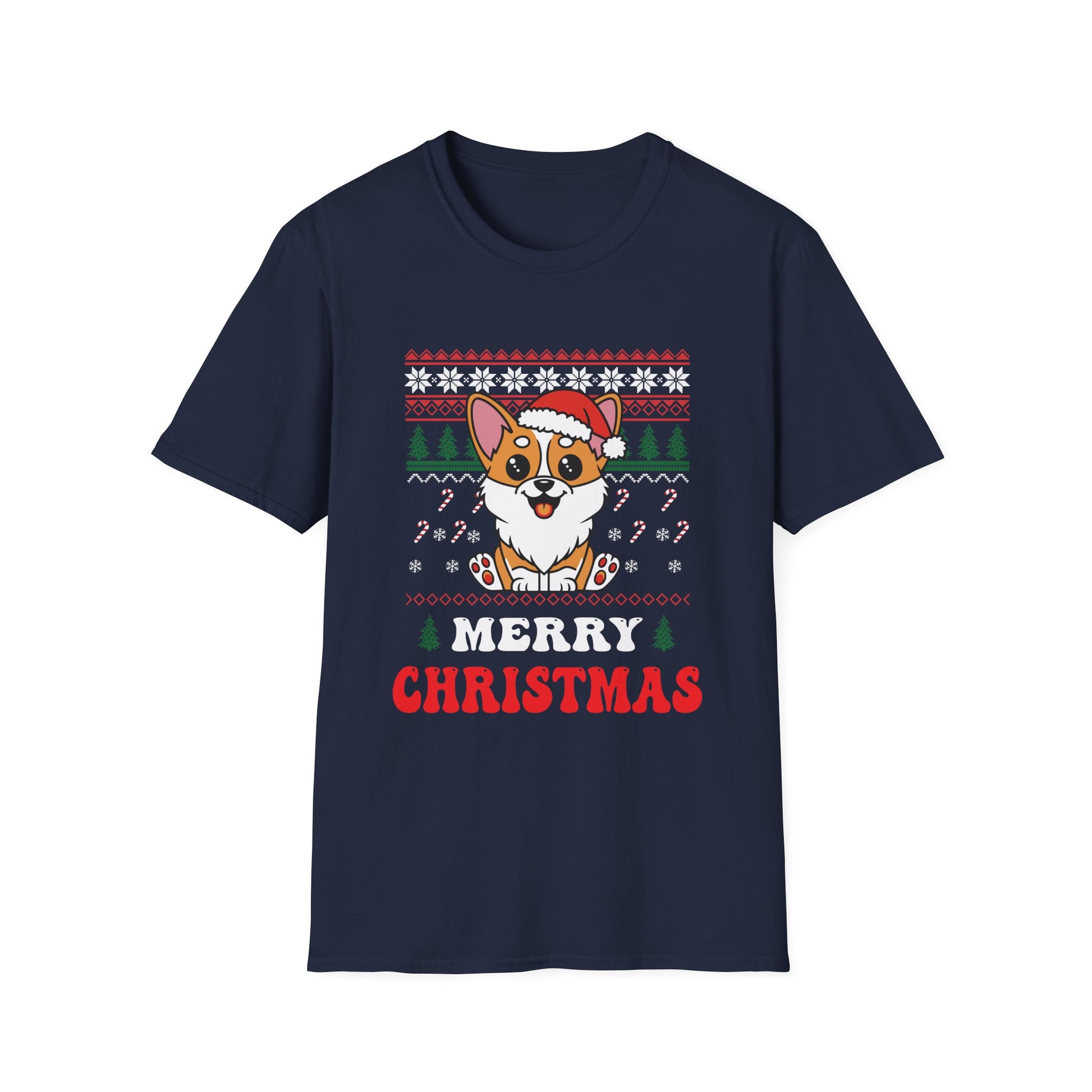 Christmas Corgi T-Shirt — Merry Christmas Holiday Dog Tee