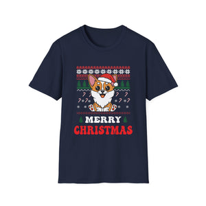 Christmas Corgi T-Shirt — Merry Christmas Holiday Dog Tee