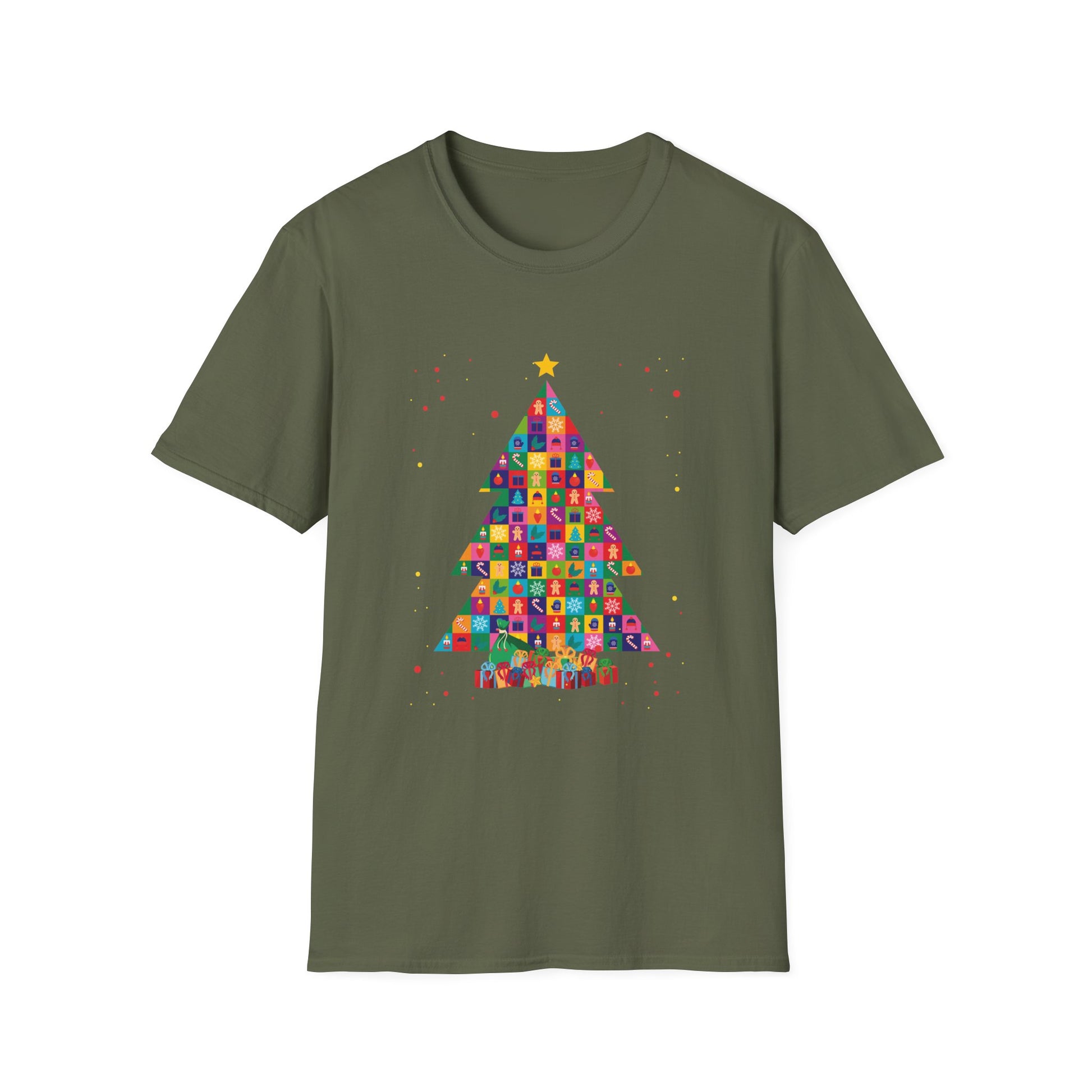 Autism Christmas Tree Autism Christmas Unisex T-Shirt
