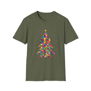 Autism Christmas Tree Autism Christmas Unisex T-Shirt