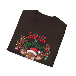 Santa Is Promoting Me To Big Sister Funny Christmas Girls T-Shirt