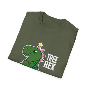 Christmas Dinosaur Christmas Tree Tree Rex Unisex T-Shirt