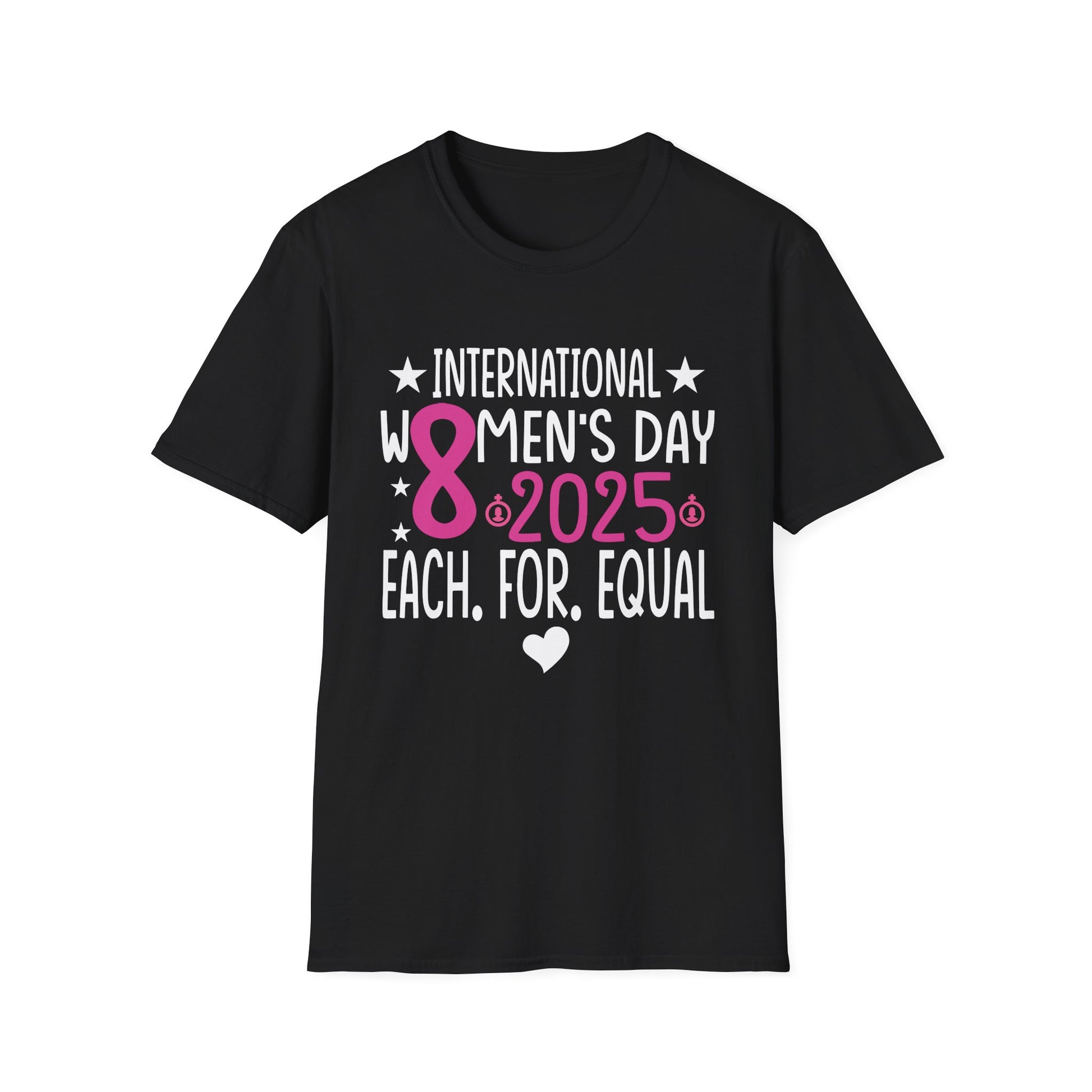 National Women's History Month 2025 Embrace Equity Groovy Unisex T-Shirt