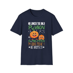 Pumpkin Patch Big Brother T-Shirt — 'No Longer the Only Pumpkin in the Patch' Fall Pregnancy Announcement Tee