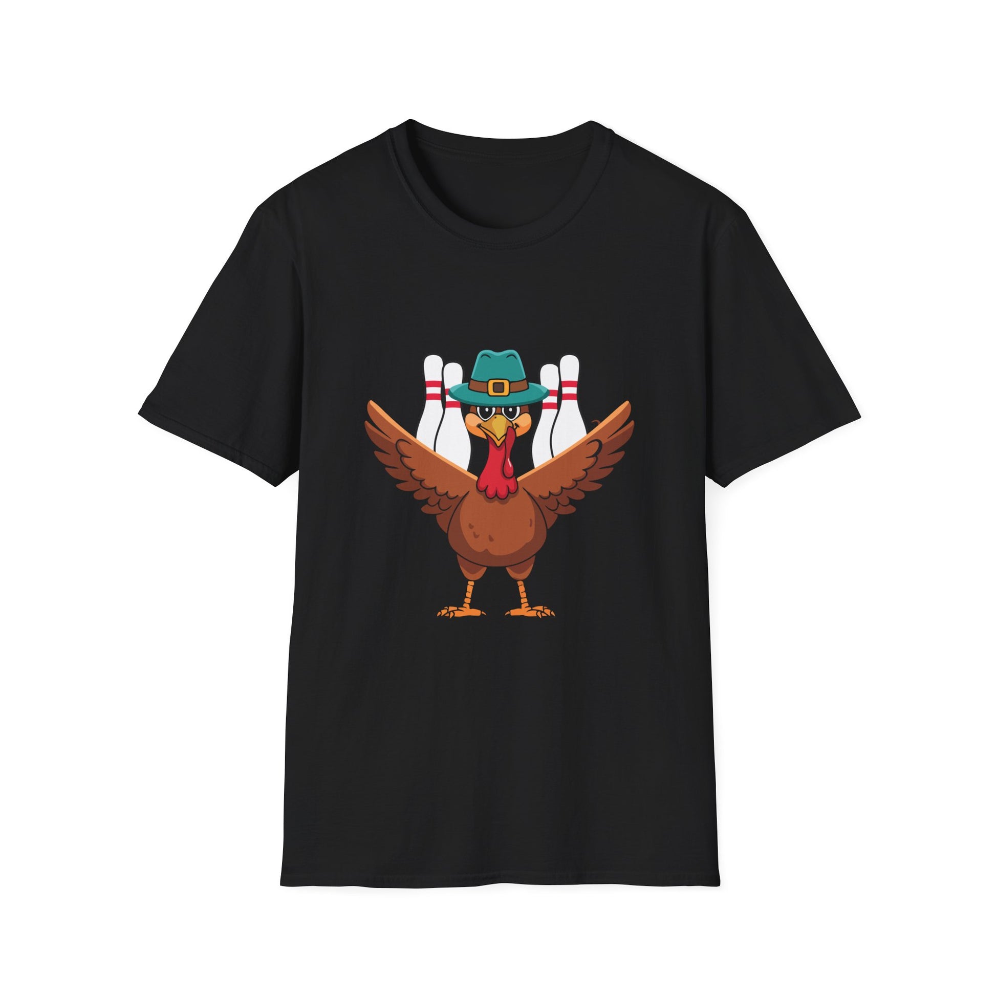 Thanksgiving Bowling Turkey T-Shirt