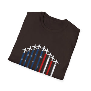Patriotic Airplane Flag T-Shirt