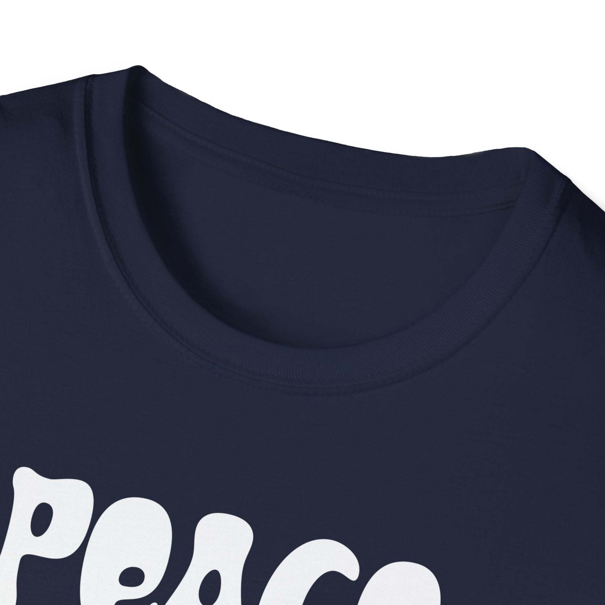 Peace Love Halloween T-Shirt — Retro Pumpkin Moon Graphic Tee