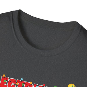 Electricians Christmas Lights Funny Tee — 'Electricians Are Like Christmas Lights' Shirt