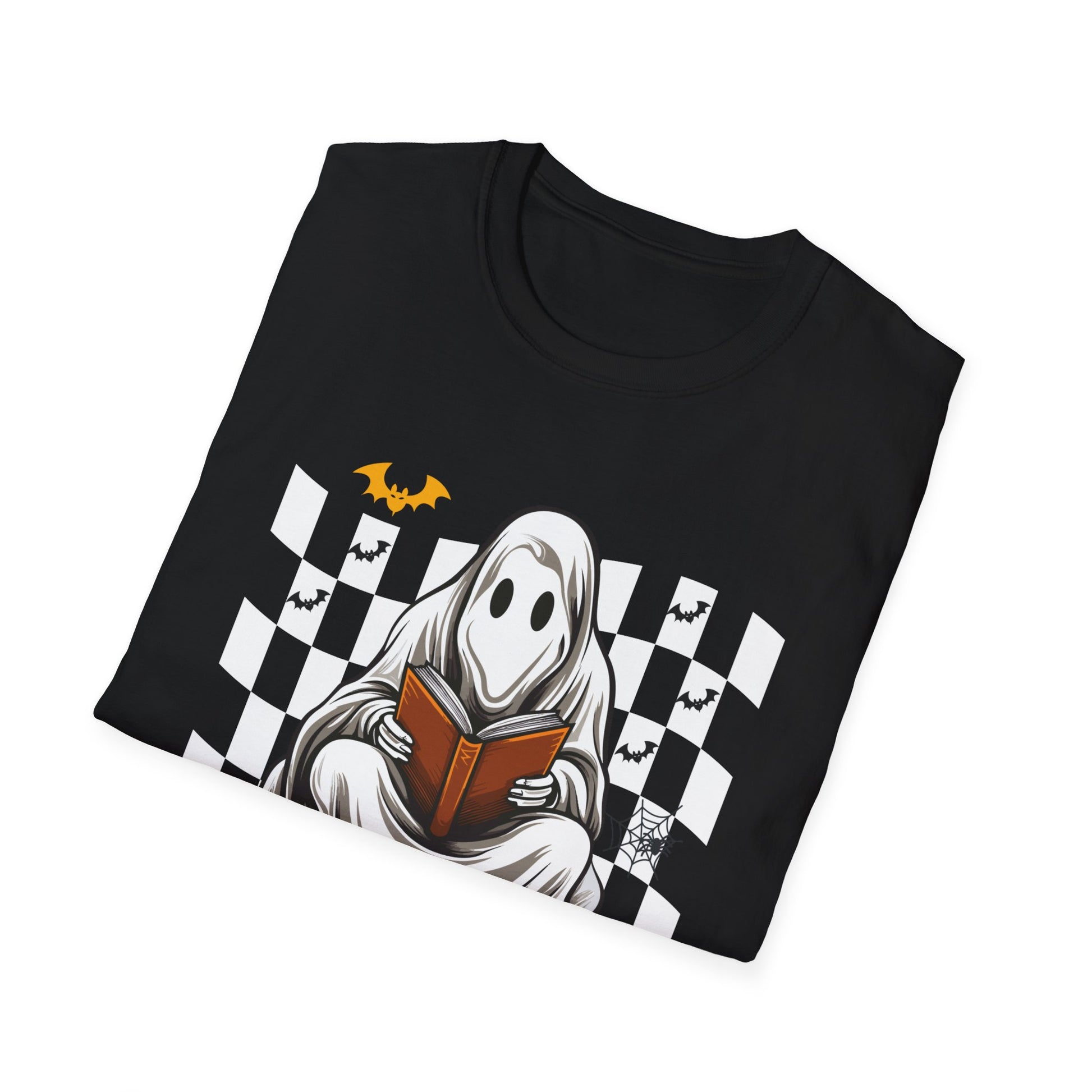 Halloween Costume spooky Books funny Ghost Lover Halloween Tee Unisex Softstyle T-Shirt