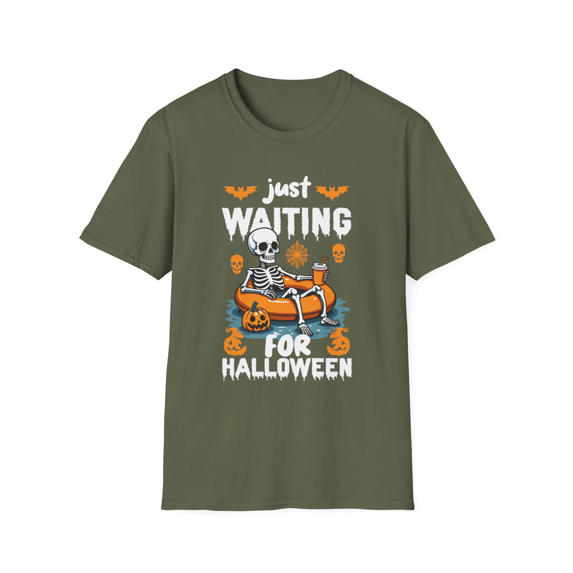 Just Here For The Boos Halloween Costume Funny Halloween TeeUnisex Softstyle T-Shirt