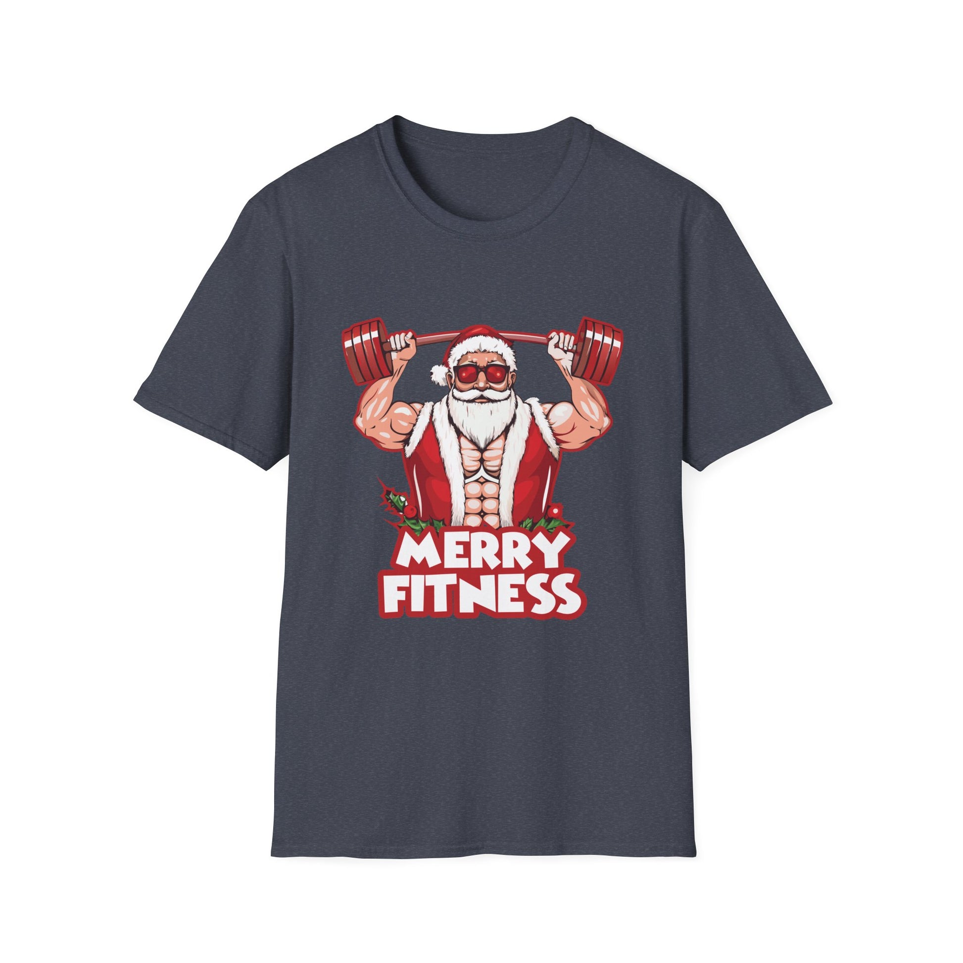 Christmas Gym Workout Ugly Christmas Merry Fitness Unisex T-Shirt