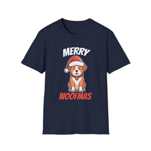 Merry Woofmas T-Shirt — Cute Santa Dog Christmas Tee