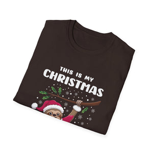 Sloth Christmas Cutie Sloths Christmas T-Shirt-productor-mockup