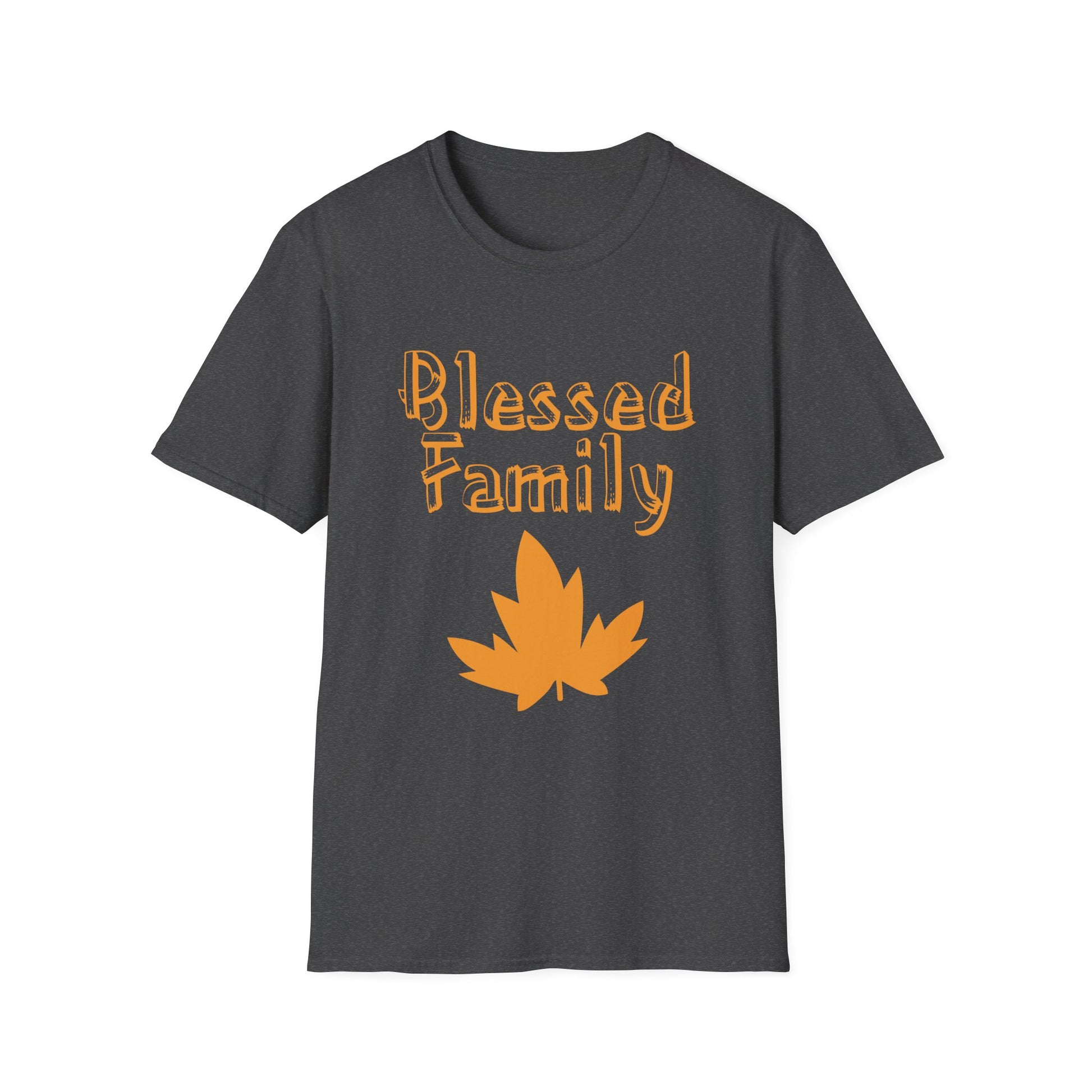 Blessed Family T-Shirt — Fall Leaf Family Tee  Unisex T-Shirt
