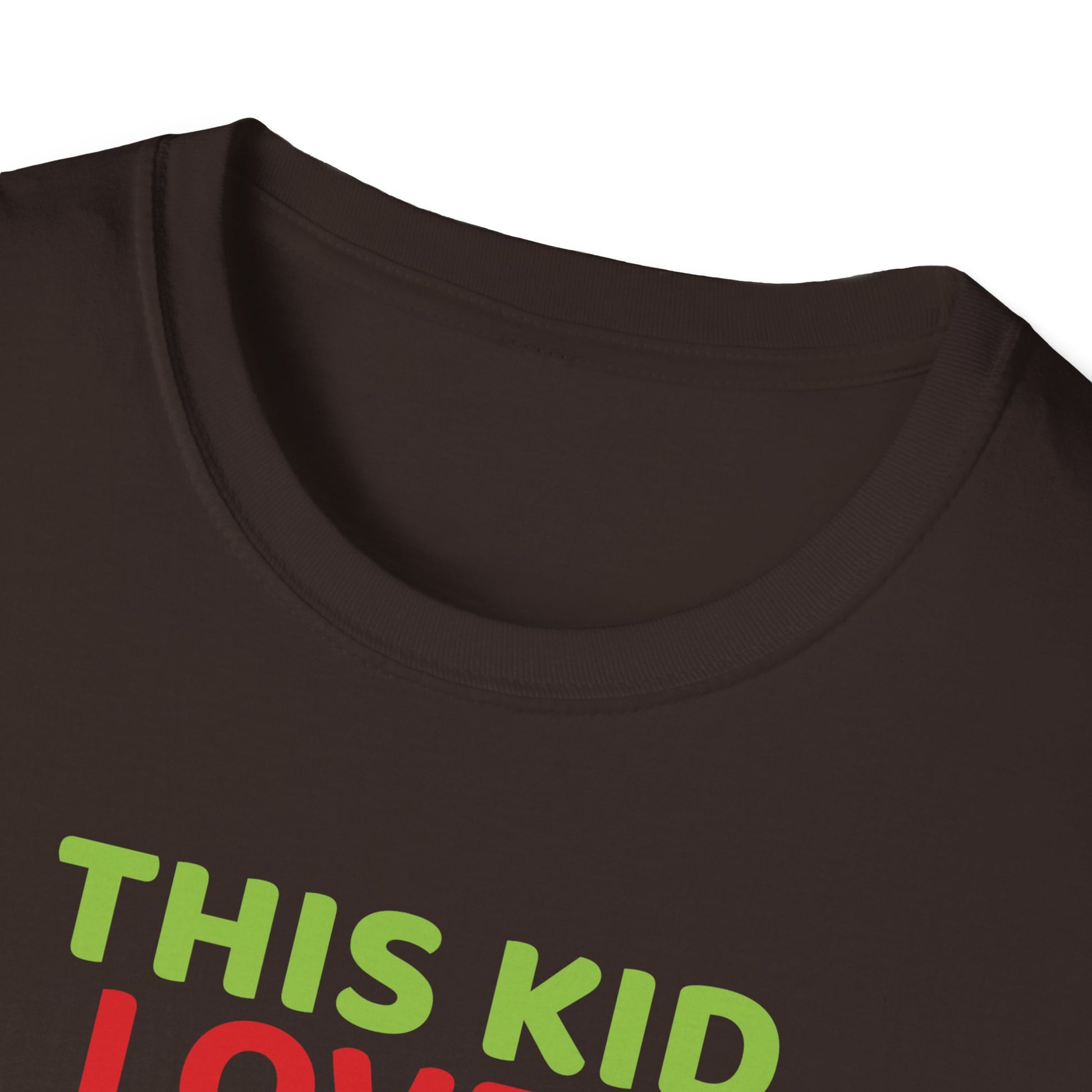 This Kid Loves Christmas Xmas Pajama Toddler Boys Girls Kids T-Shirt
