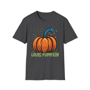 Louis Pumpkin T-Shirt — Cute Halloween Pumpkin Graphic Tee