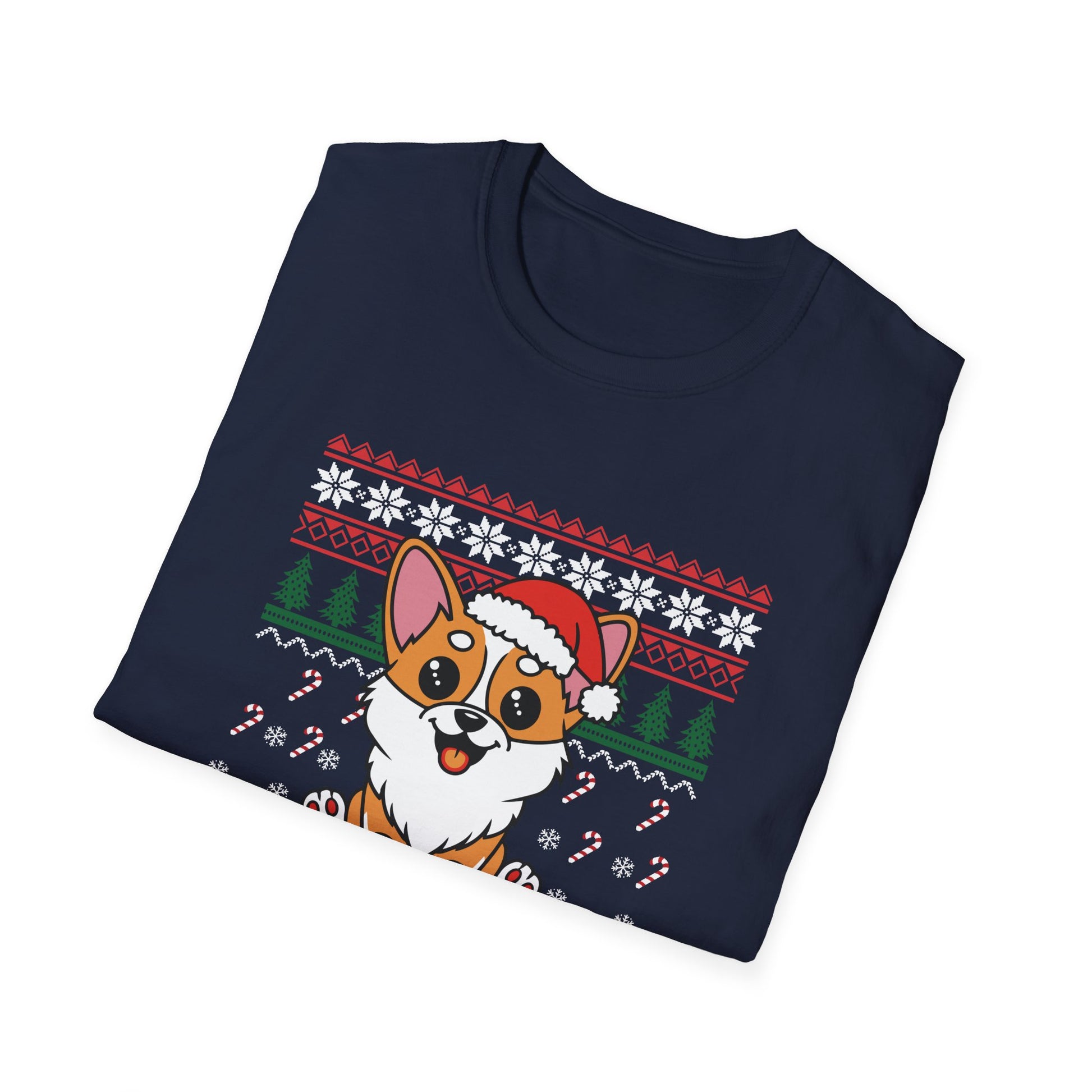 Christmas Corgi T-Shirt — Merry Christmas Holiday Dog Tee