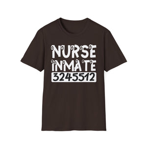 Nurse Inmate Graphic T-Shirt — Funny Prisoner ID Nursing Tee