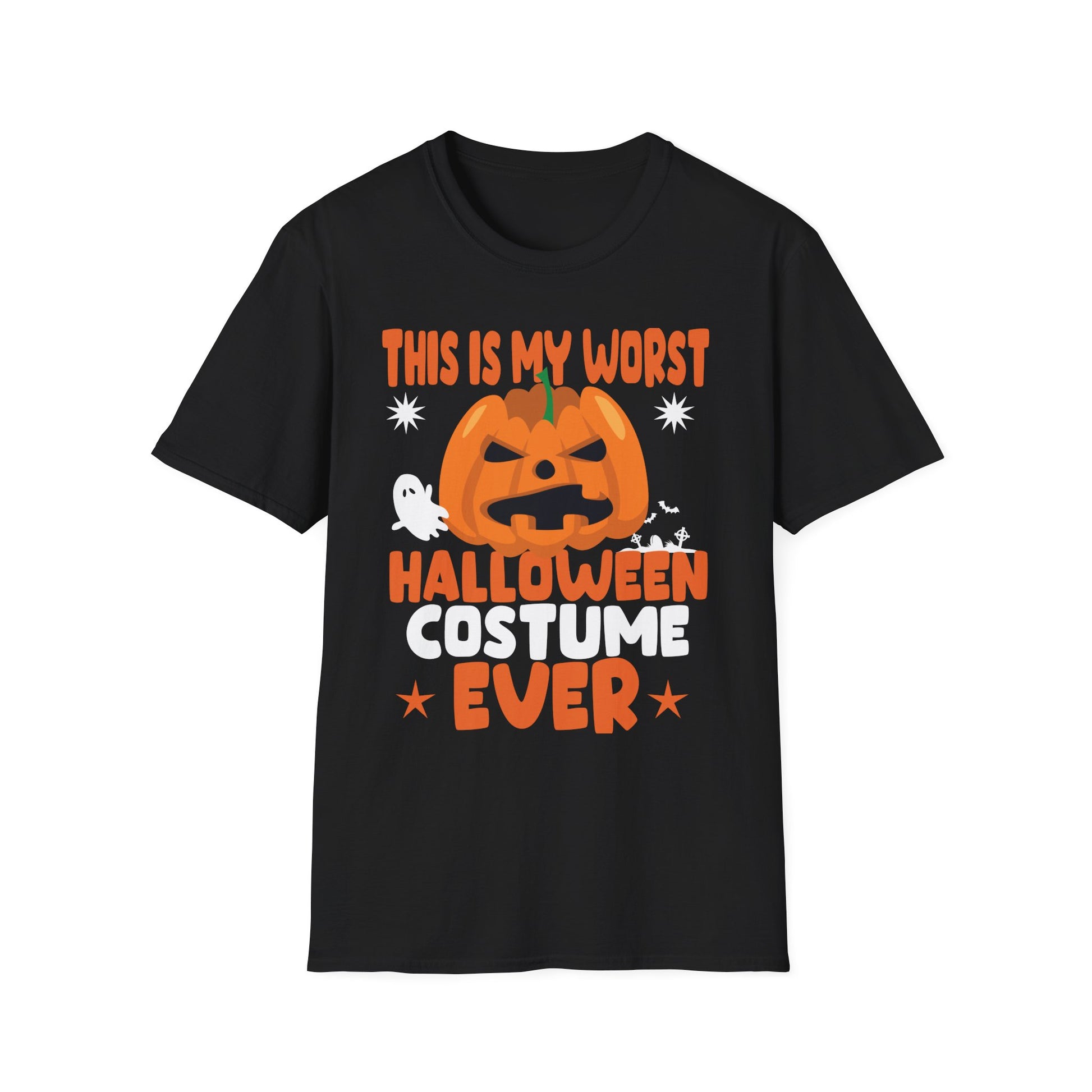 Halloween T-Shirt — "This Is My Worst Halloween Costume Ever" Funny Pumpkin Tee