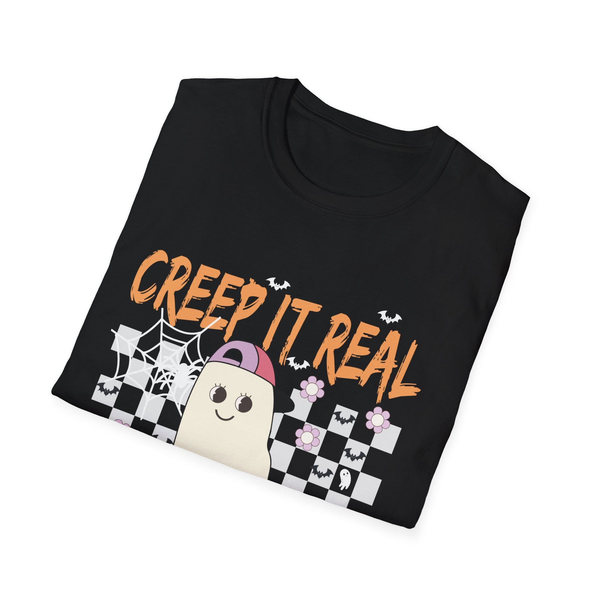Creep It Real Ghost Skateboard T-Shirt
