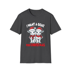 Christmas Goat Goats for All Christmas Goats Unisex T-Shirt